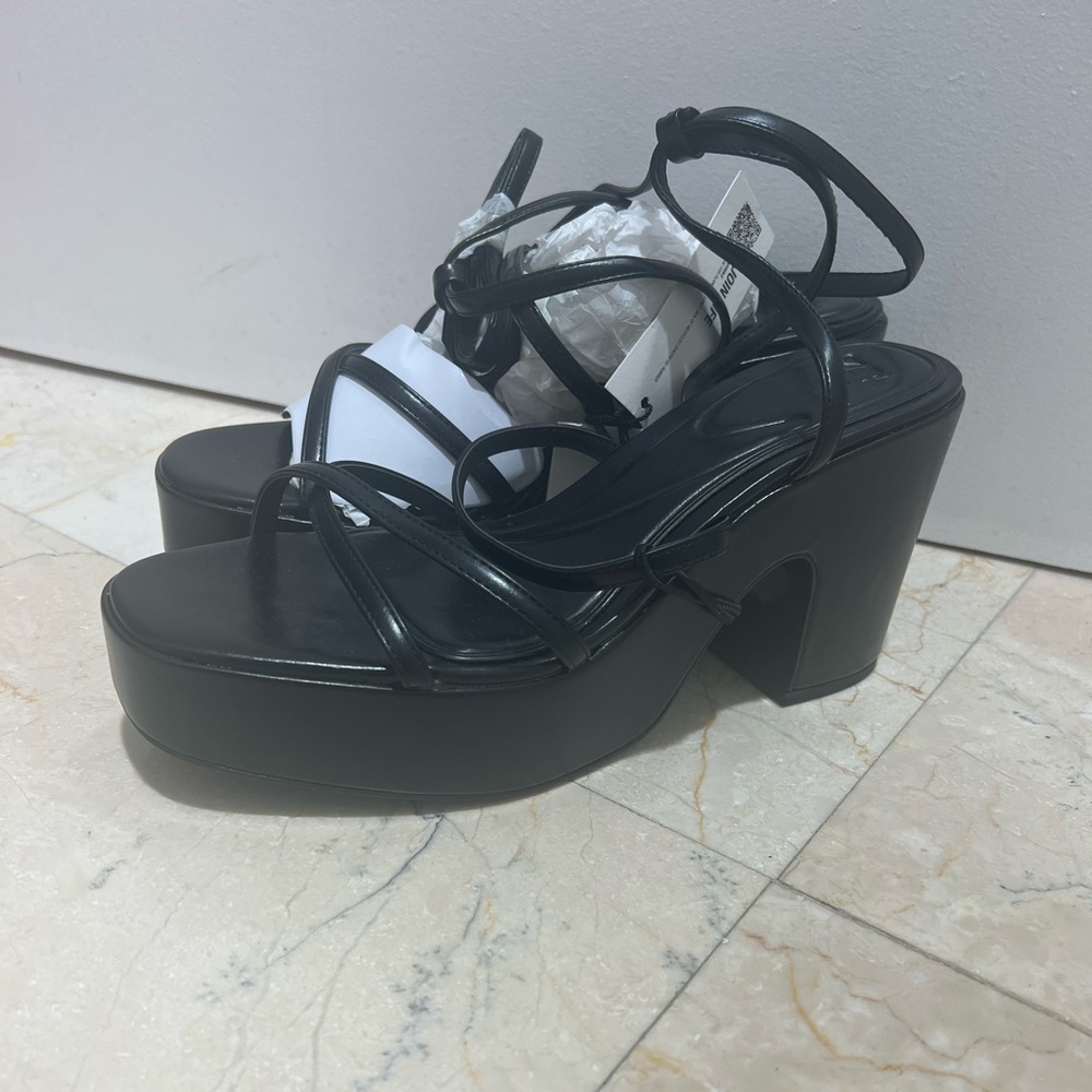 BRAND NEW Zara chunky heels! Never worn with tags!